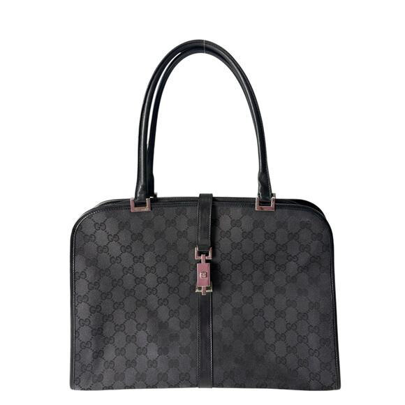 Gucci Vintage Jackie Monogram Handbag - Picture 1 of 7
